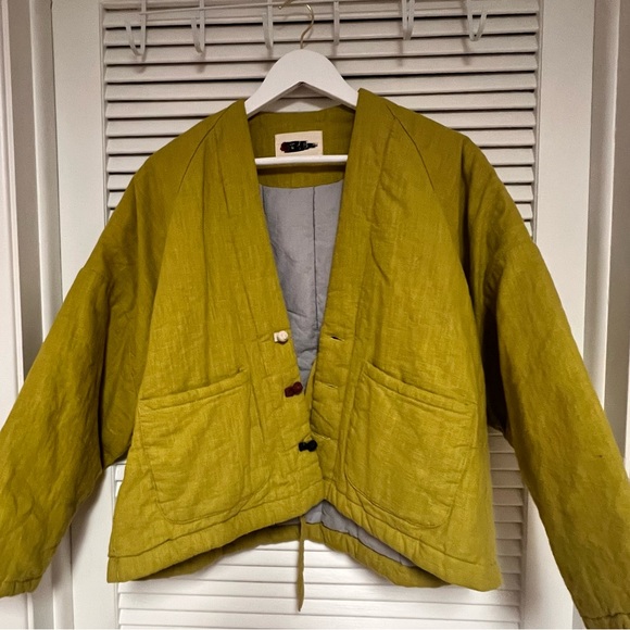 Womens Quilted Short Jackets Cotton  Open Front Coats - Picture 12 of 15